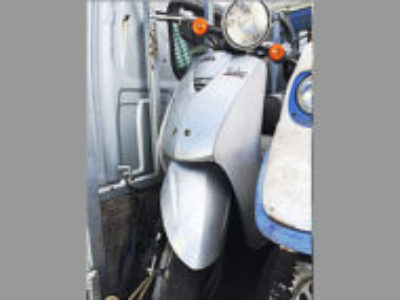 横浜市青葉区で原付バイクのホンダ トゥデイ シルバーを無料で引き取り処分と廃車手続代行
