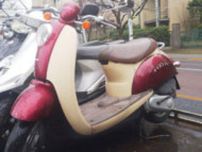 世田谷区の原付バイク クレアスクーピー SPを無料引き取り処分