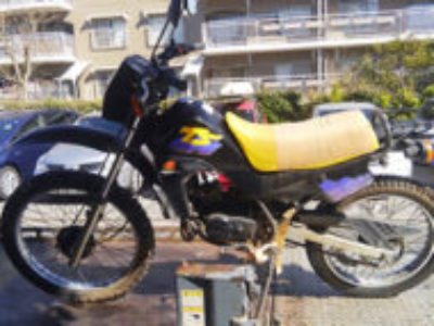 習志野市で原付バイクのホンダ TS50 ブラックを引き取り処分と無料で廃車手続き代行