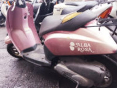 横浜市鶴見区で原付バイクのホンダ トゥデイ(BA-AF61型) スピカピンクメタリックを無料引き取り処分と廃車