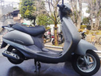 杉並区高円寺南の原付バイク ホンダ リード50 シルバーを無料で引き取りと処分しました！