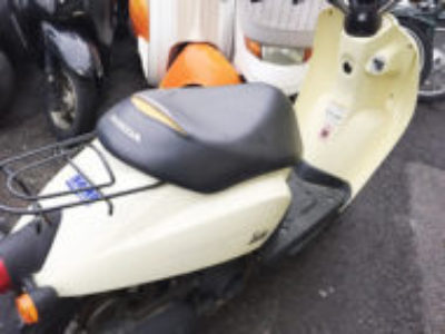 八王子市で原付バイクのホンダ トゥディ パールクエンチイエローを無料引き取り処分と廃車しました！