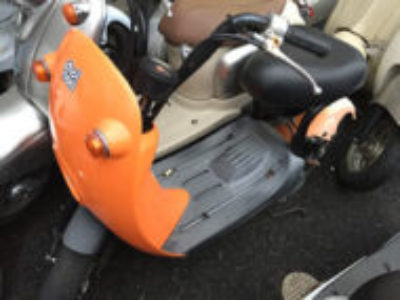 東京都江東区の原付バイク スズキ チョイノリの引き取り処分と廃車を無料で行いました！