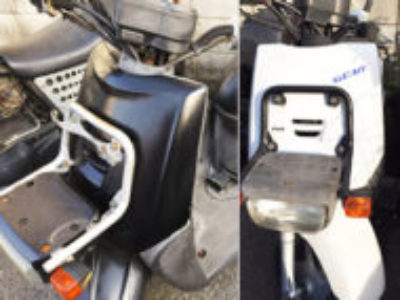 西多摩郡瑞穂町で原付バイクのギア2台を無料引き取り処分と廃車