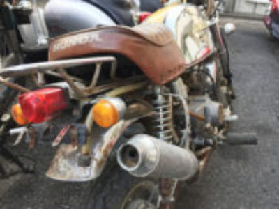 八王子市で原付バイクのホンダ ゴリラ(エンジン不動、サビつき)を無料で引き取り処分