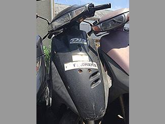 横浜市南区で無料引き取りと処分をした原付バイクのホンダ スーパーDio ブラック