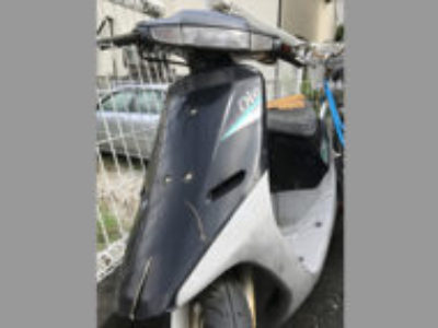 板橋区高島平で原付バイク ホンダ DIo ネイビーの引き取り処分を無料で行いました！