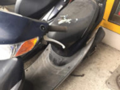 東京の北区西が丘にある原付バイク ライブDioの引き取りと処分を無料で行いました！