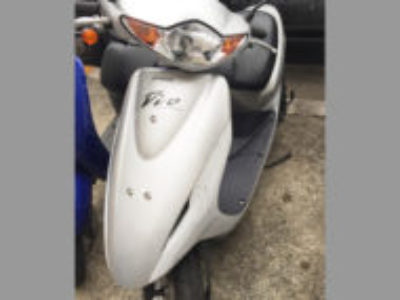 練馬区光が丘で原付バイクのホンダ スマートDio クリアシルバーメタリックを無料引き取りと処分