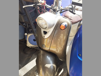 相模原市南区で無料で引き取りしたヤマハ ビーノ(ブラウン)