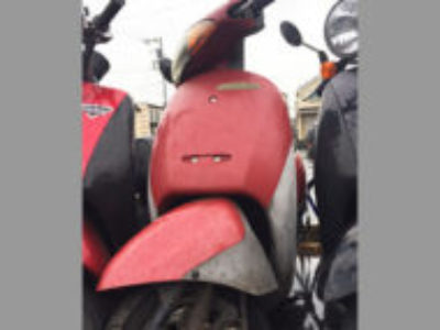 山梨県上野原市でホンダ タクト(赤)を無料引き取り