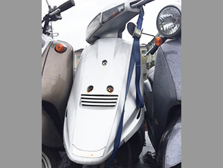 府中市で無料で引き取りしたスズキ アドレスV100(シルバー)