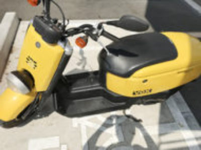川口市戸塚で原付バイクのヤマハ VOX(黄色)を無料で引き取り処分と廃車