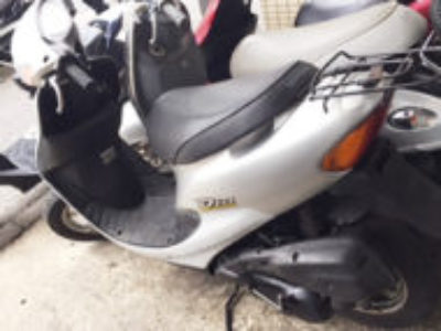 練馬区東大泉で原付バイクのホンダ ライブDio シルバーを無料で引き取り処分