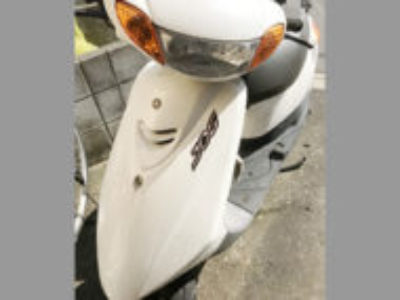 東京都江戸川区船堀で原付バイクのヤマハ JOG(CE50型/ホワイト色)を無料で引き取り処分と廃車！