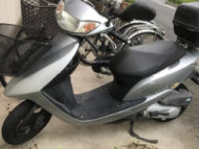 杉並区荻窪(東京)で原付バイクのDio(AF68)の引き取りと処分を無料で行いました！