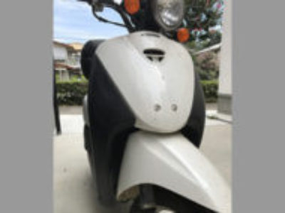 町田市相原町で原付バイクのホンダ トゥデイ(ホワイト)を無料で引き取り処分