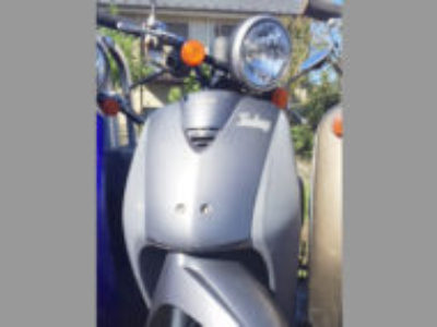 草加市新里町で原付バイクのホンダ トゥデイ シリウスブルーメタリックを無料引き取り処分と廃車