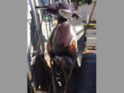 横浜市泉区で原付バイクのスズキ レッツ4 スウィートブラウンを無料引き取り処分