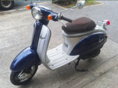 東京都江戸川区瑞江で原付バイク スズキ ヴェルデの引き取り処分と廃車手続きを無料で行いました！