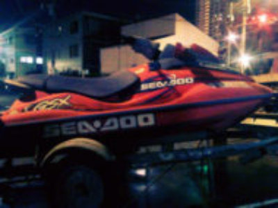 春日部市米島で水上バイク シードゥー GSX limited レッドを無料引き取り