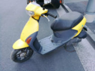 中央区入船2丁目で原付バイクのレッツ4を無料引き取り処分