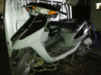 板橋区徳丸で原付バイク スズキ レッツ2 デラックスの引き取り処分を無料で行いました！