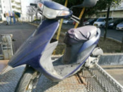 東村山市久米川町1丁目で原付バイクのアドレスV50を無料で引き取り処分