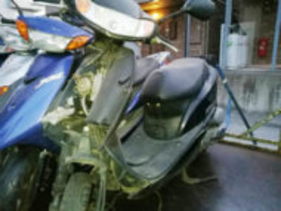 川口市芝2丁目で原付バイクのホンダ ディオ 黒を有料で引き取り