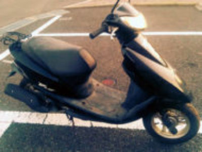 茅ヶ崎市美住町で原付スクーターのホンダ Dio6 黒色を無料で引き取り