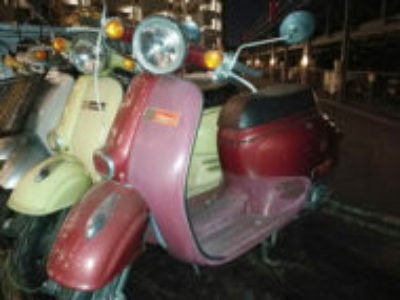 大田区上池台にて原付バイク ホンダ ジョルノDX レッド色の引き取りと処分を無料で行いました！