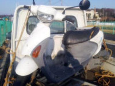 八千代市村上で原付バイクのレッツ4を無料で引き取り処分