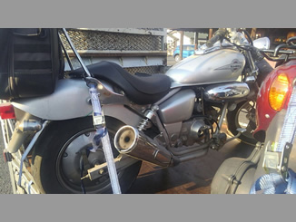 飯能市新光で無料で引き取り処分をした原付バイクのホンダ マグナ50 シルバー