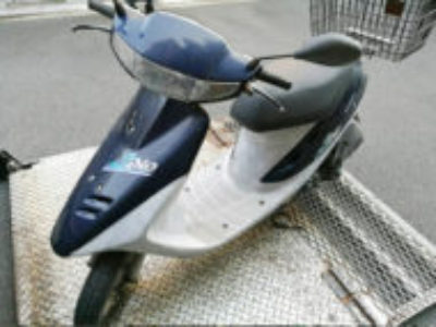 横須賀市船越町6丁目で原付バイクのホンダ スーパーDioを無料引き取り処分