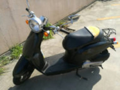 狭山市入間川で原付バイクのホンダ トゥデイ ブラック色を無料で引き取りと処分しました