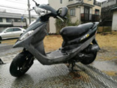 横浜市青葉区荏田町で原付バイクのSYM DD50を無料で引き取り処分