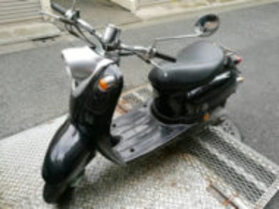 東京都品川区南大井で原付バイクのヤマハ ビーノ2ストの引き取りと処分を無料で行いました！