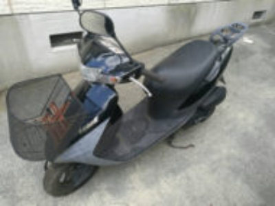 神奈川県足柄下郡湯河原町吉浜でスズキ レッツ2 黒 前カゴ付を無料で引き取り処分