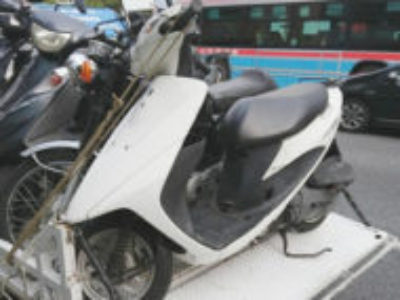 東京の大田区大森本町で原付バイク スズキ アドレスV50の引き取り処分を無料で行いました！