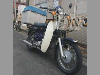 練馬区練馬1丁目で無料で引き取りしたヤマハ ニュースメイト90 ブルー