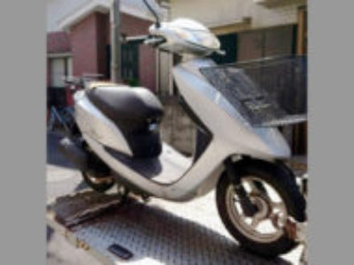 葛飾区奥戸(東京)の原付バイク ホンダ Dio(BA-AF62) シルバーの引き取りと処分を無料でしました！