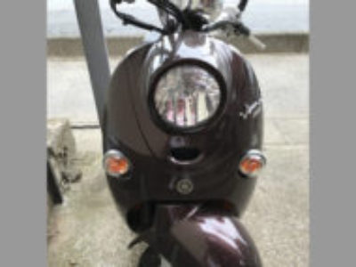足立区梅島の原付バイク ヤマハ ビーノ FI ブラウン色を無料で引き取り処分しました