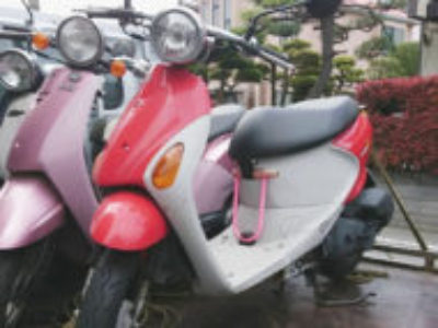 杉並区西荻北で原付バイクのスズキ レッツ4 パレットの引き取りと処分を無料で行いました！