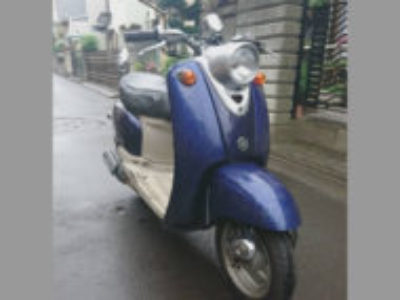 ふじみ野市緑ケ丘で原付バイクのヤマハ ビーノ2スト ネイビー色を無料で引き取りしました
