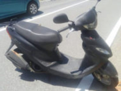 三郷市三郷で原付バイクのキムコ スーナー50S 黒色を有料で引き取り処分いたしました