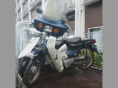 相模原市南区上鶴間1丁目で原付バイクのホンダ スーパーカブ90 カスタムを無料引き取りと廃車