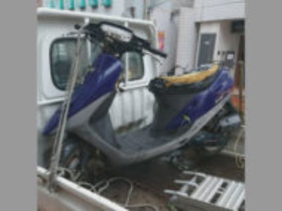 豊島区西池袋4丁目で原付バイクのホンダ スーパーDioを無料引き取り処分