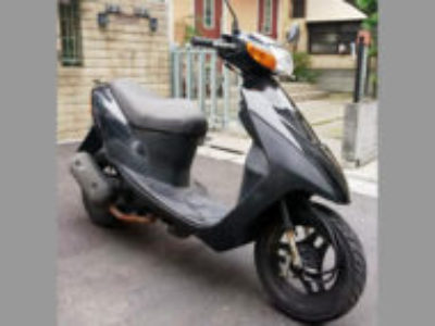 足立区興野で原付バイクのスズキ レッツ2 後期型を無料廃車手続き代行と引き取り処分