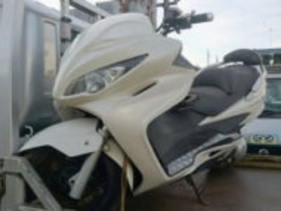 常総市新石下のスズキ スカイウェイブ250 クリームを有料で引き取り処分