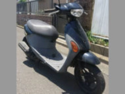 横浜市泉区下飯田町で原付バイクのスズキ レッツ4 ネイビーを無料引き取り処分と廃車